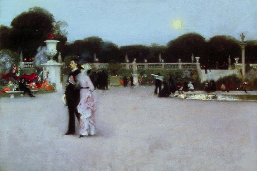 John Singer Sargent In the Luxembourg Gardens